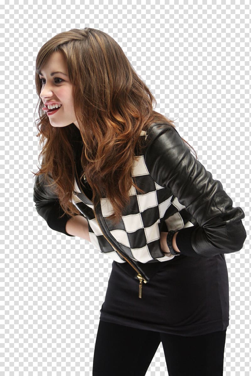 Alex Russo Demi Lovato Jacket Female Heart Attack, demi lovato transparent background PNG clipart