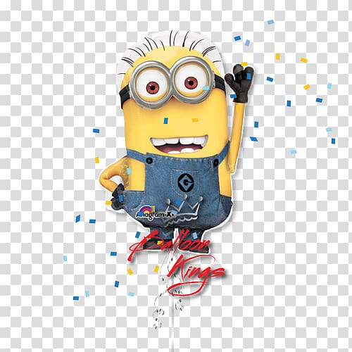 Phil the Minion Birthday Party Balloon Despicable Me, Birthday transparent background PNG clipart