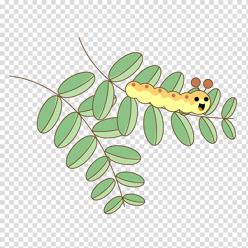 Plot, Cute cartoon small leaf caterpillar transparent background PNG clipart