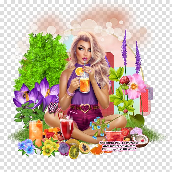 Barbie Character Fiction, summer fruits transparent background PNG clipart