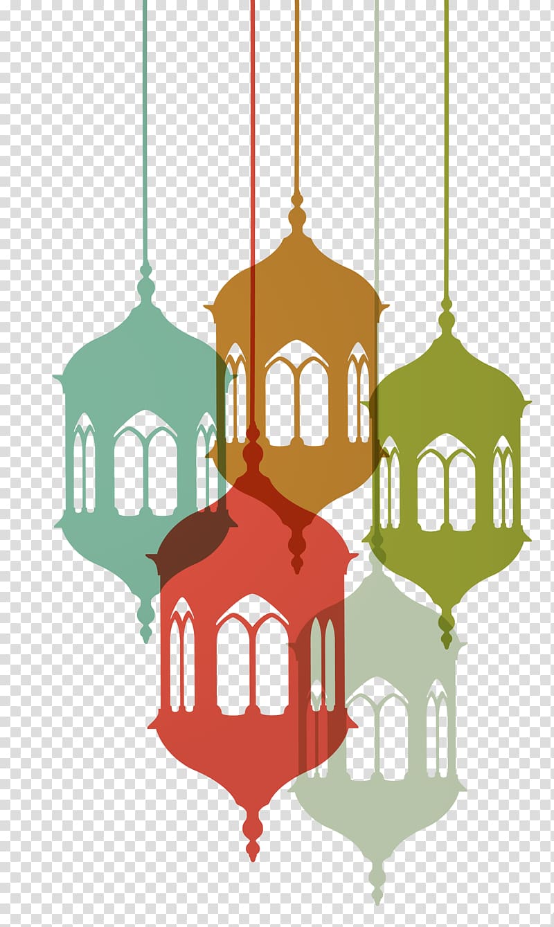 Ramadan Islam Eid al-Fitr Mosque , Ramadan, pendant lamps illustration transparent background PNG clipart