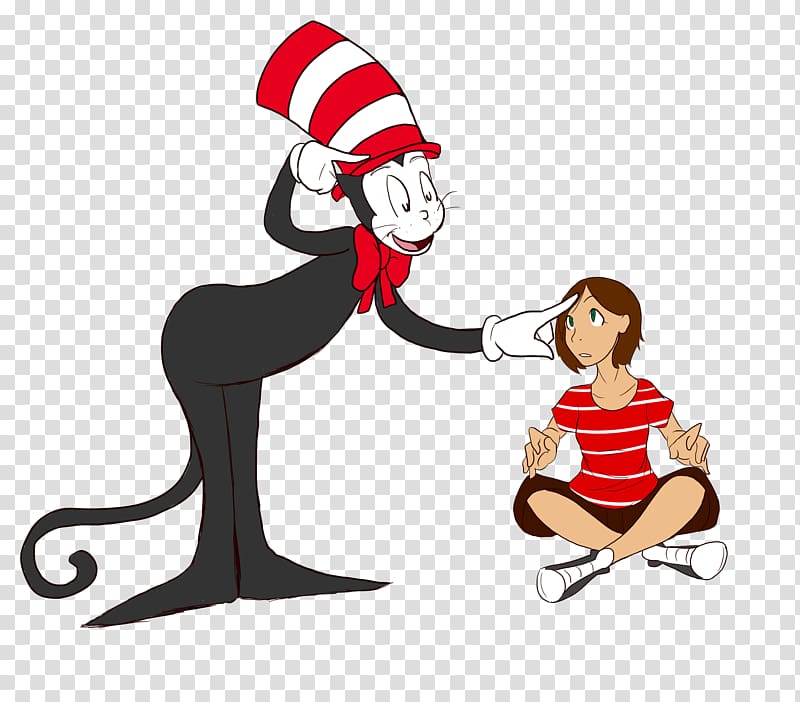 Artist Work of art The Cat in the Hat Seussical, dr seuss transparent background PNG clipart