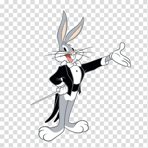 Rabbit Bugs Bunny in Double Trouble Cartoon Hare, rabbit transparent background PNG clipart