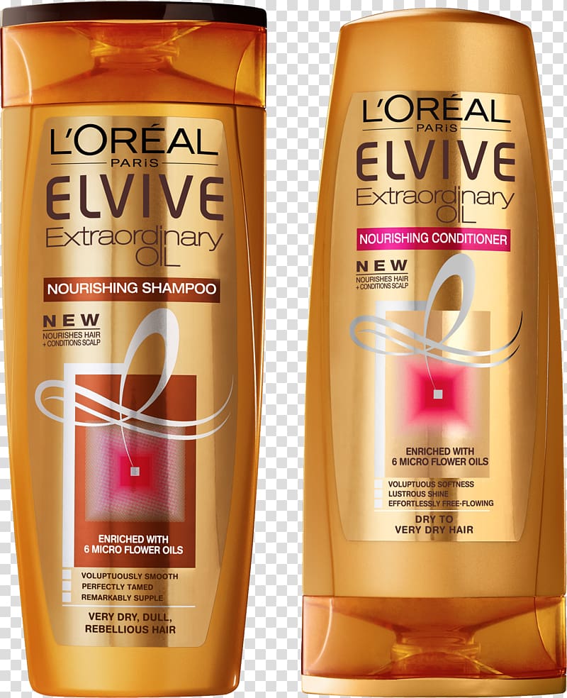 L'Oreal shampoo and conditioner bottles, Hair conditioner L\'Oréal Oil Shampoo, Shampoo transparent background PNG clipart