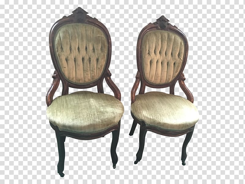 Antique Chair Victorian era Design Velvet, antique transparent background PNG clipart