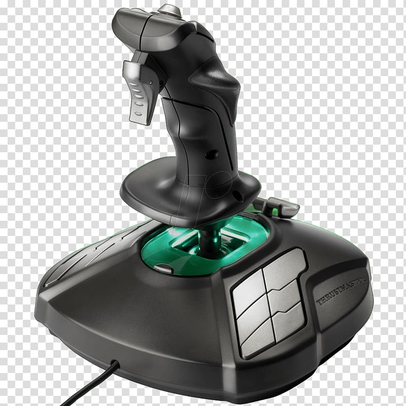 Joystick Thrustmaster T.16000M Game Controllers Xbox 360 controller, joystick transparent background PNG clipart