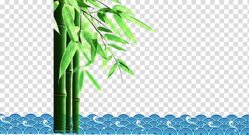 Dragon Boat Festival Chu Bateau-dragon Bamboo, Traditional bamboo bamboo Watermark transparent background PNG clipart