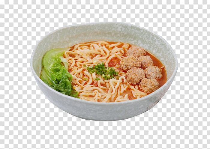 Laksa Chinese noodles Ramen Lo mein Thai cuisine, Vegetables ball surface transparent background PNG clipart