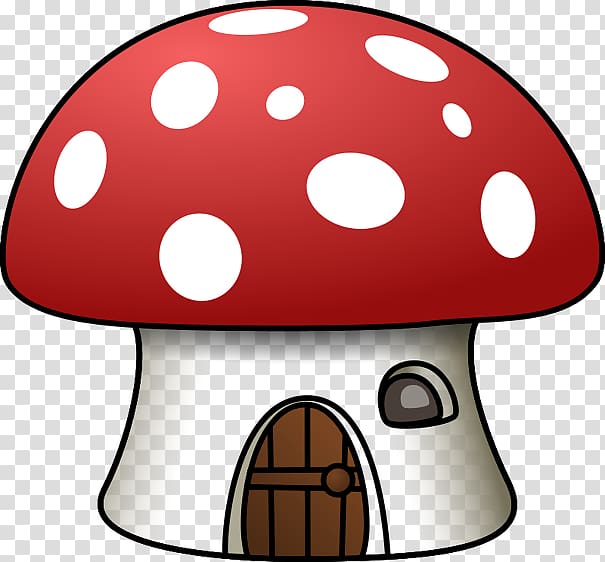 Mushroom Amanita muscaria , Mushroom house transparent background PNG clipart