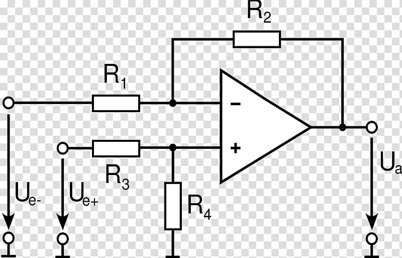 Operational amplifier Differential amplifier Integrated Circuits & Chips Electronic circuit, linie transparent background PNG clipart