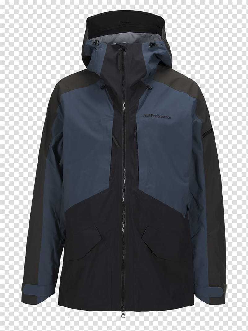 Ski suit Peak Performance Teton Ski Jacket Blue Mens Waterproof Jacket Coat Gore-Tex, jacket transparent background PNG clipart