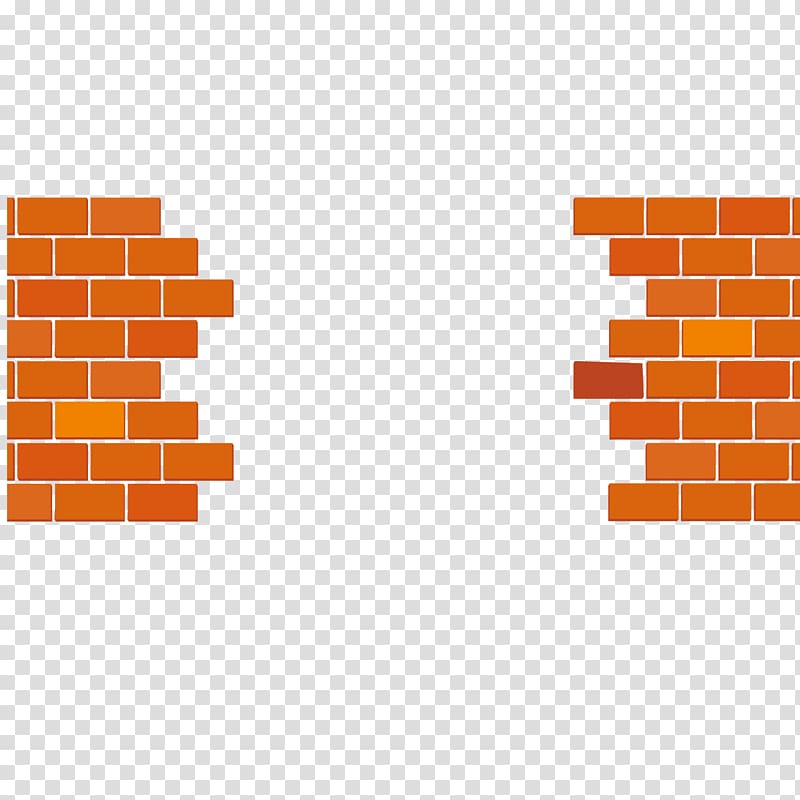 Brick Wall, Fine red brick transparent background PNG clipart