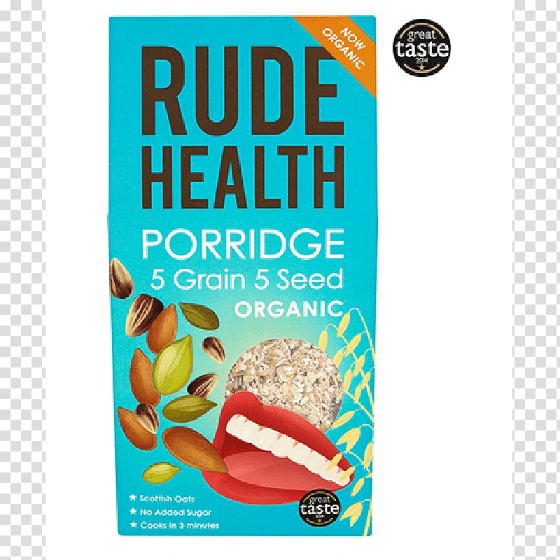 Porridge Organic food Muesli Oatmeal Cereal, health transparent background PNG clipart