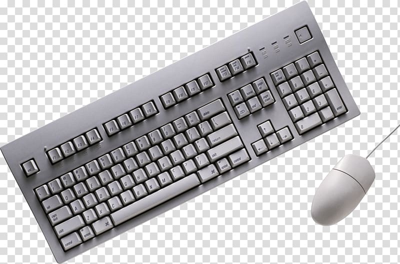 gray computer keyboard and mouse illustration, Keyboard and Mouse transparent background PNG clipart