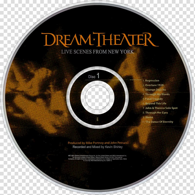 Compact disc Awake Demos 1994 Dream Theater Live Scenes from New York, dream scene transparent background PNG clipart