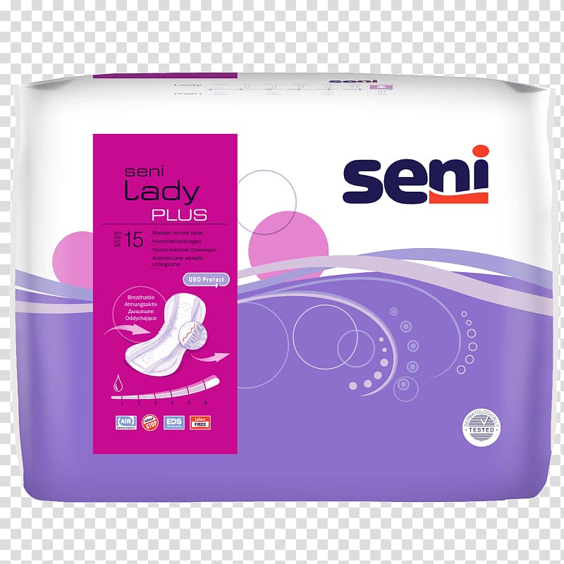 Sanitary napkin Urinary incontinence Urology Incontinence pad Woman, woman transparent background PNG clipart