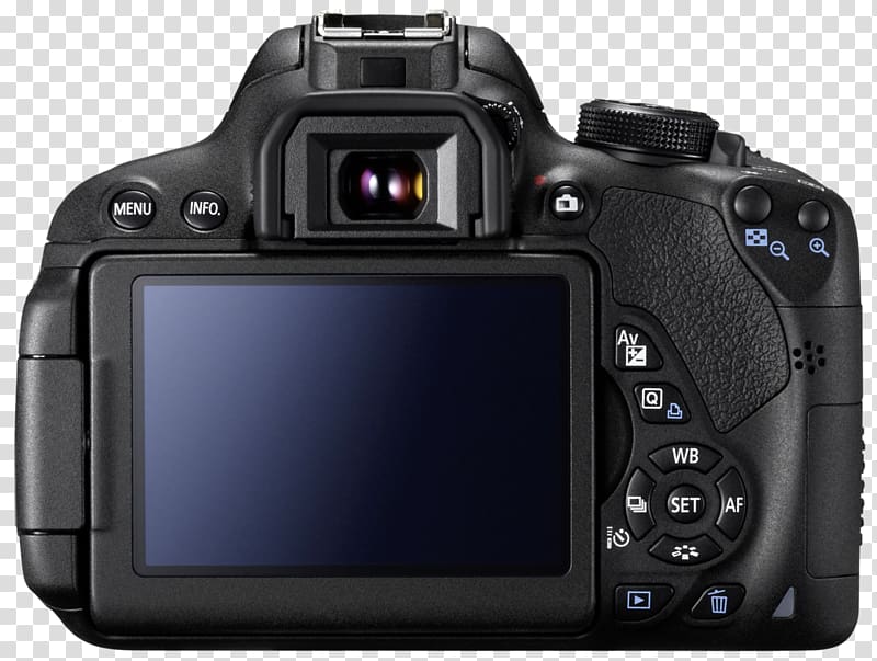 Canon EOS 700D Canon EF-S 18–55mm lens Canon EF-S lens mount Digital SLR, Camera transparent background PNG clipart