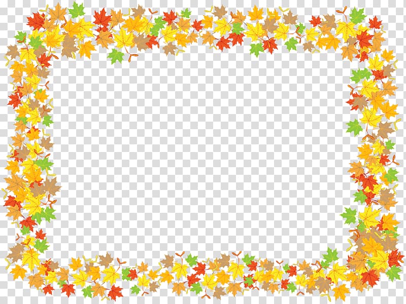 Maple leaf Frames , leaf frame transparent background PNG clipart