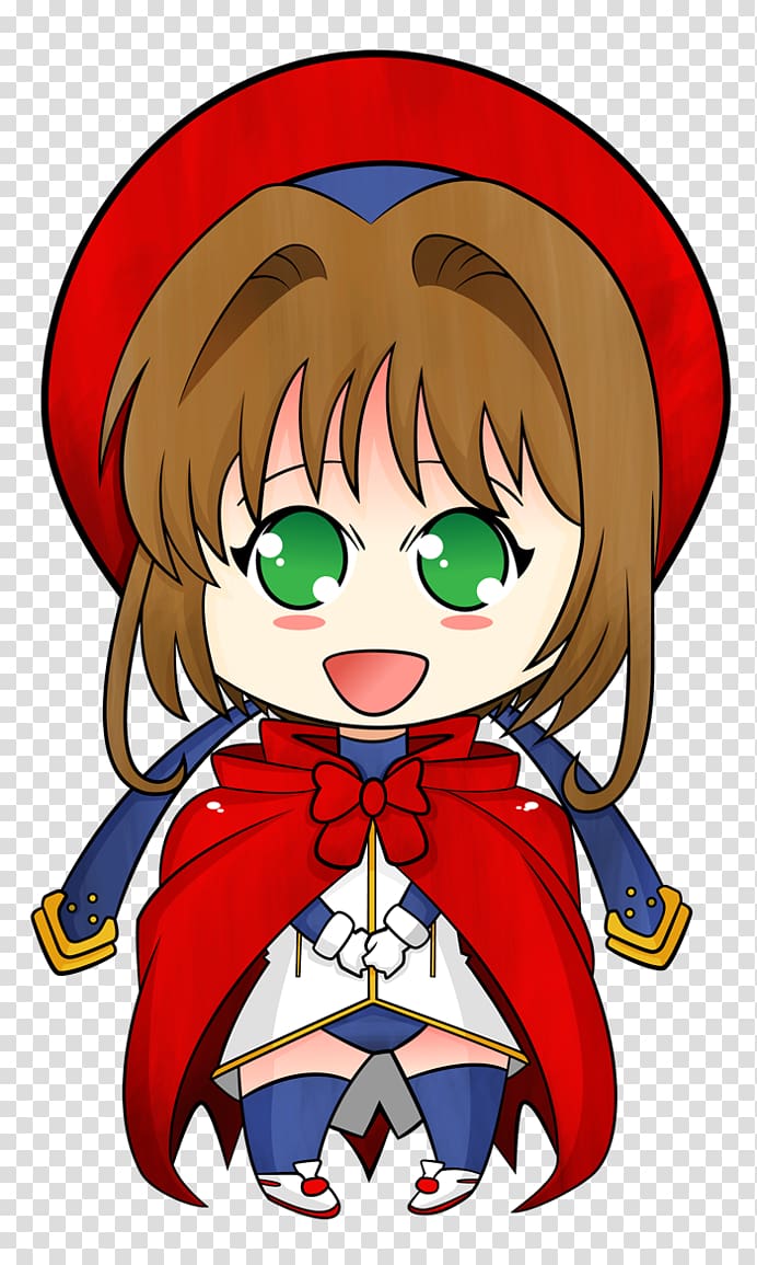 Sakura Kinomoto Chibi Drawing Cardcaptor Sakura, Chibi transparent background PNG clipart