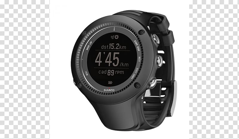Suunto Oy GPS watch Running Heart rate monitor, barometer transparent background PNG clipart