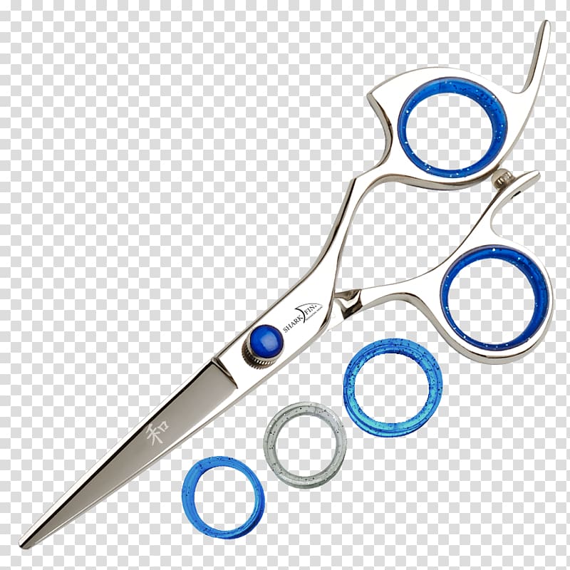 Thinning scissors Hairdresser Hair-cutting shears, scissors transparent background PNG clipart