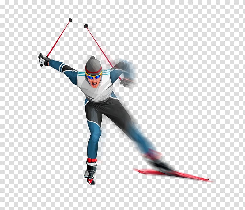 Russia Skier Cross-country skiing Athlete, skiing transparent background PNG clipart