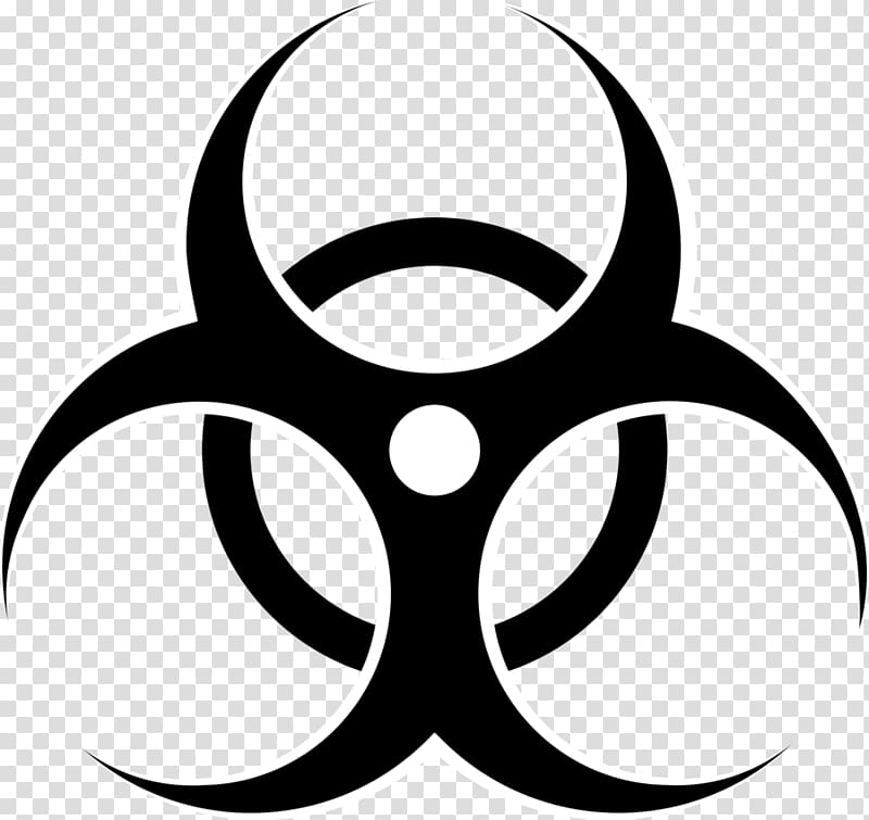 Biological hazard Symbol Dangerous goods Sign, symbol transparent background PNG clipart