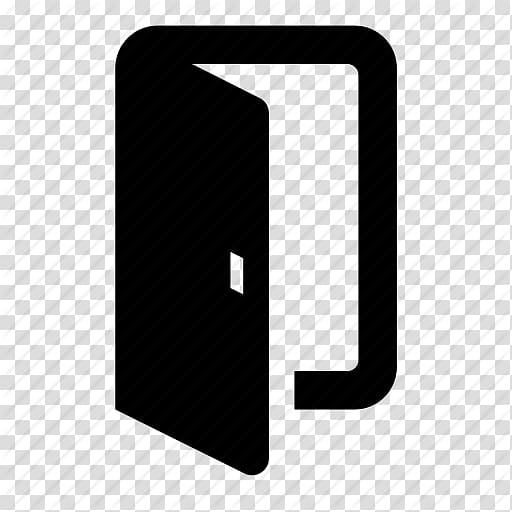 black door illustration, Computer Icons Door Iconfinder, Door, Exit, Join Icon transparent background PNG clipart