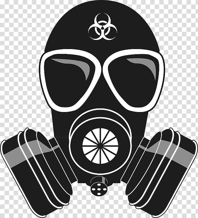 Gas mask transparent background PNG clipart