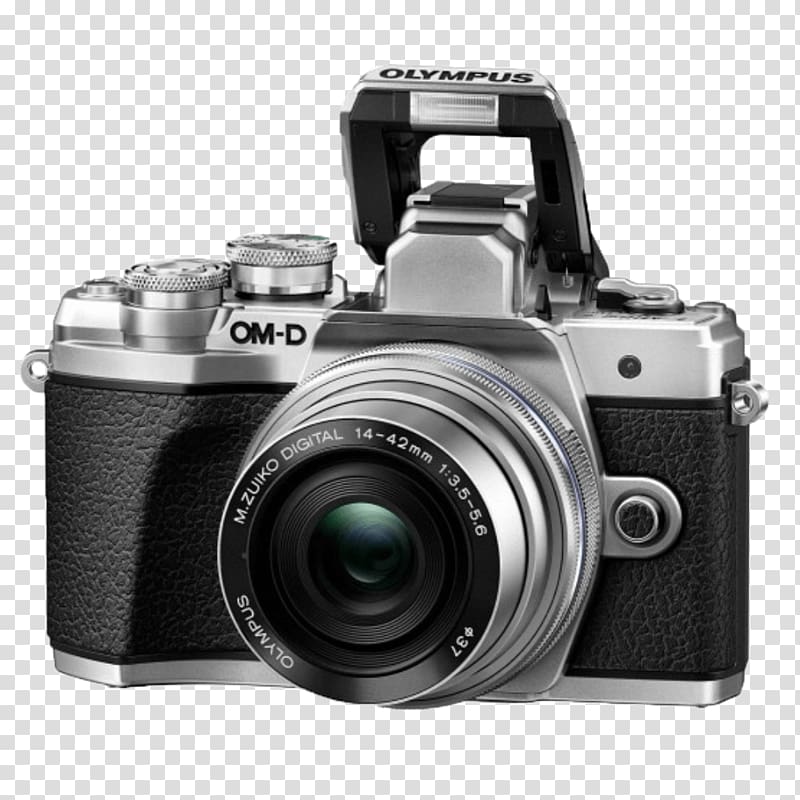 Olympus OM-D E-M10 Mark II Canon EOS 5D Mark III Mirrorless interchangeable-lens camera, Camera transparent background PNG clipart