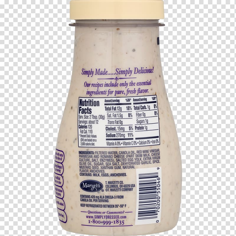 Ranch dressing Ingredient Fluid ounce Bottle, bottle transparent background PNG clipart