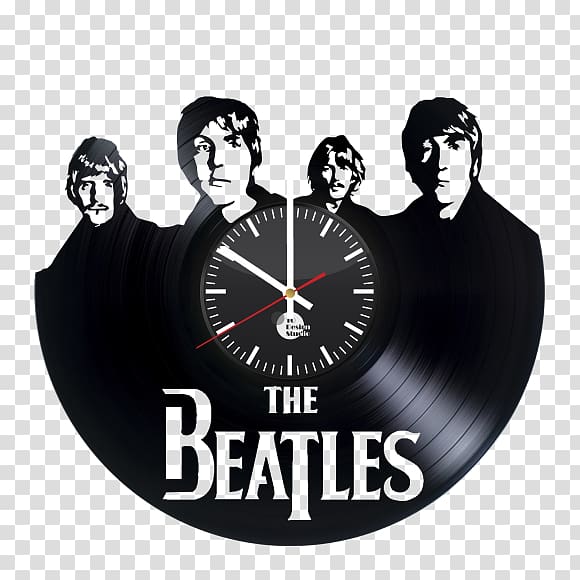 The Beatles Phonograph record Clock Abbey Road LP record, the beatles logo transparent background PNG clipart
