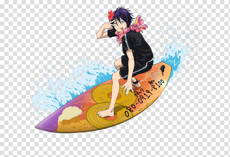 Noragami Surfboard Midnight Bond Facebook, others transparent background PNG clipart