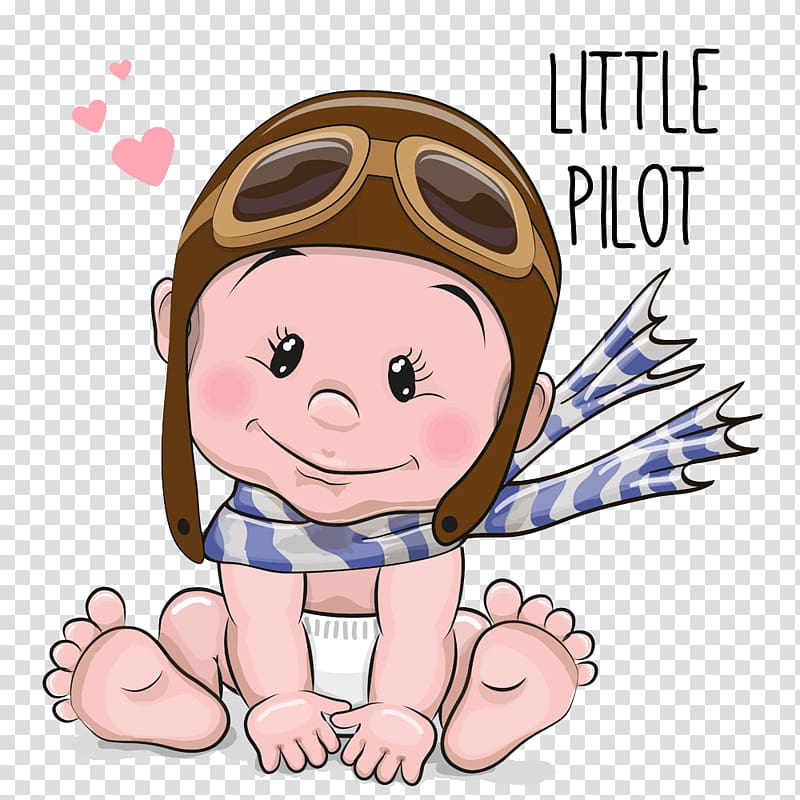 hand drawn cute baby boy transparent background PNG clipart