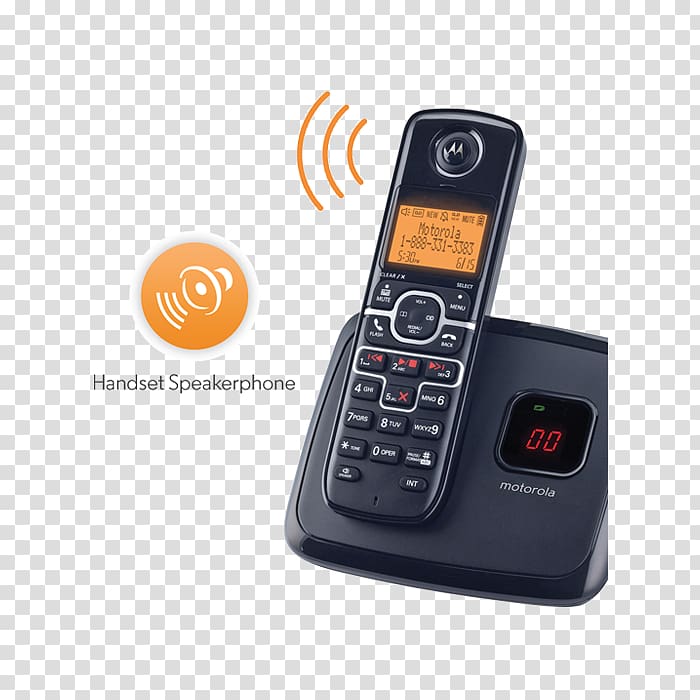 Feature phone Mobile Phones Answering Machines Cordless telephone Handset, speakerphone transparent background PNG clipart