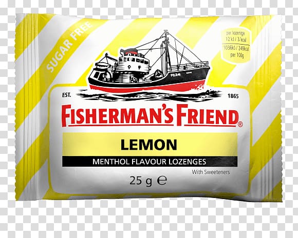 Fleetwood Fisherman\'s Friend Throat lozenge Lemon Candy, Lemon Mint transparent background PNG clipart