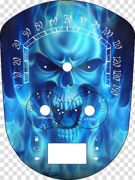 Flame Skull Blue Combustion Fire, flame skull transparent background PNG clipart