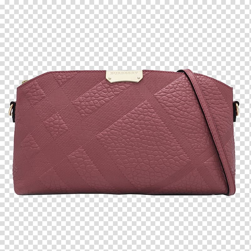 Handbag Burberry Designer, Burberry shoulder bag pink transparent background PNG clipart