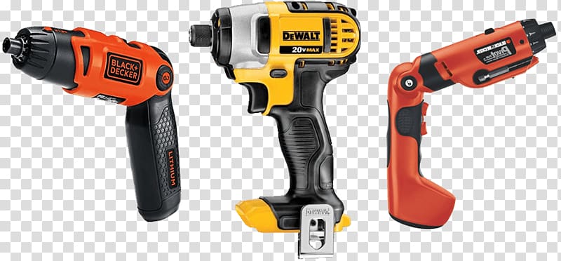 Impact driver Hand tool DeWalt Power tool, others transparent background PNG clipart