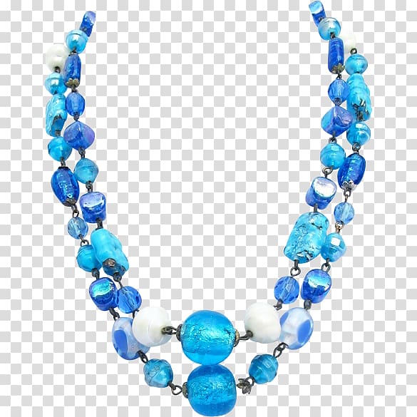 Necklace Jewellery Blue Bead Clothing Accessories, NECKLACE transparent background PNG clipart