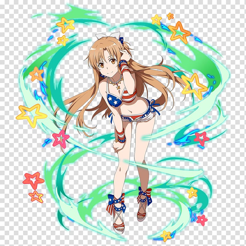 Asuna Kirito Leafa Sword Art Online, asuna transparent background PNG clipart