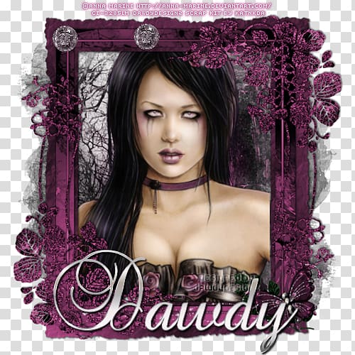 Black hair Hair coloring Violet Brown hair Album cover, Chest Tattoo transparent background PNG clipart