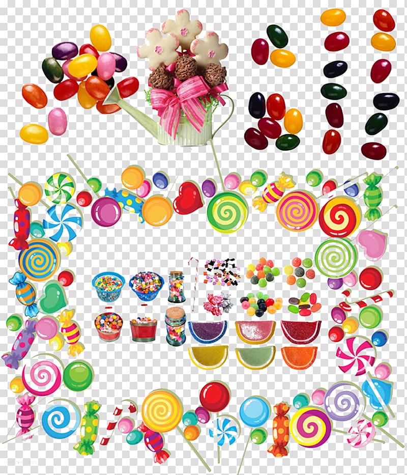 Gummi candy Food Gratis, Candy color box transparent background PNG clipart