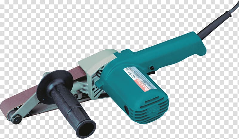 Belt sander Makita Tool Angle grinder, smooth wood transparent background PNG clipart