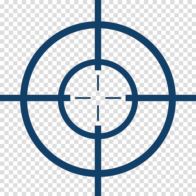 Red target icon, Reticle Icon, Target transparent background PNG