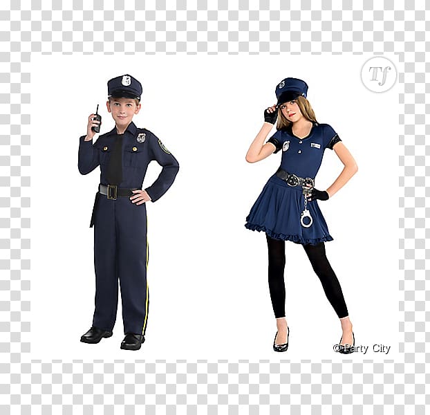 T-shirt Costume party Party City Police officer, T-shirt transparent background PNG clipart