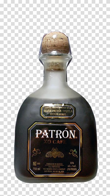 Patrón Patron Silver Tequila Liqueur coffee Liquor, corzo tequila transparent background PNG clipart
