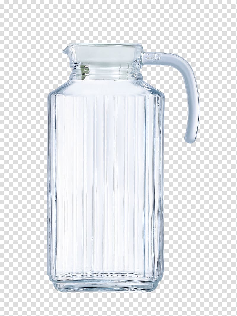 Glass Water Jug Liter, glass transparent background PNG clipart