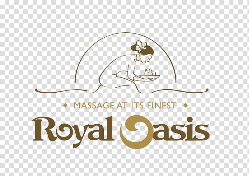 Massage Logo Facial Day spa, Oasis band transparent background PNG clipart