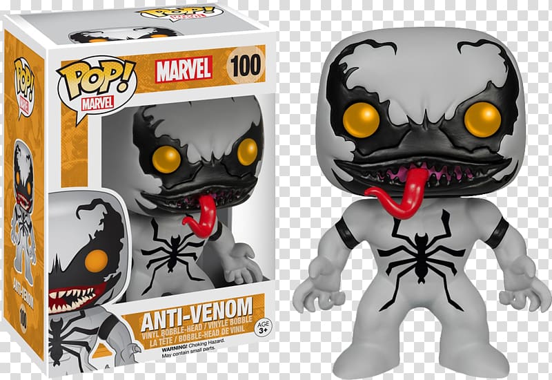 Anti-Venom Eddie Brock Funko Marvel Venom Exclusive Pop! Vinyl Bobble Head Figure, Anti Venom transparent background PNG clipart